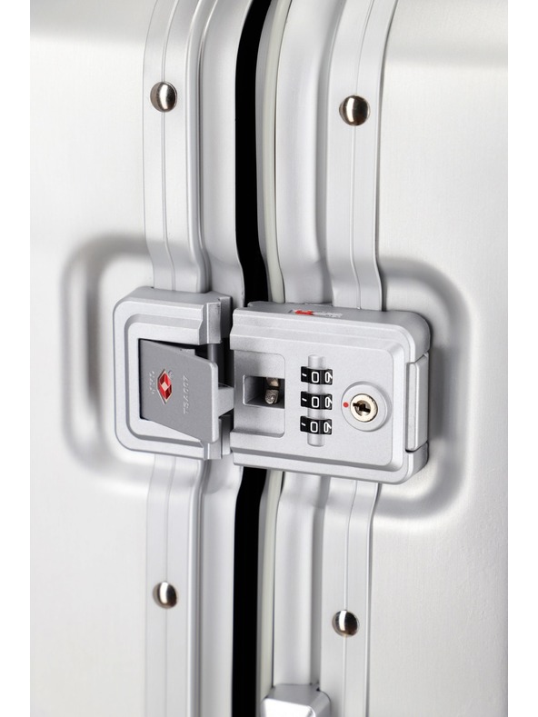 Travelite Potovalni kovček Travelite Next 2.0 M Silver