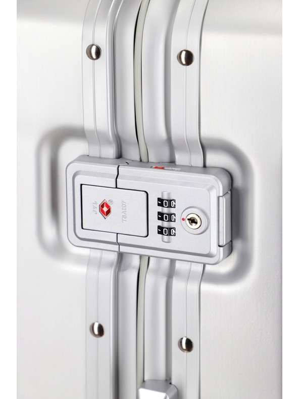 Travelite Potovalni kovček Travelite Next 2.0 M Silver