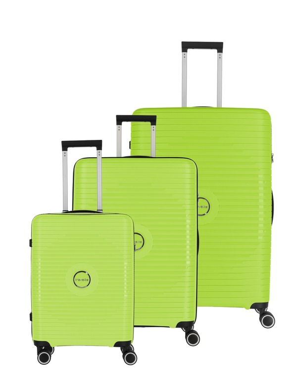 Travelite Potovalni kovček set Travelite Orbita S,M,L Lime