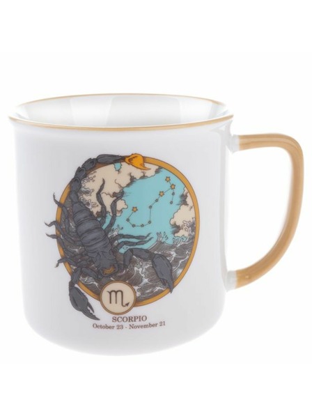Casa de Engel Porcelanasta skodelica, Zodiak - škorpijon, 460ml, 6/36