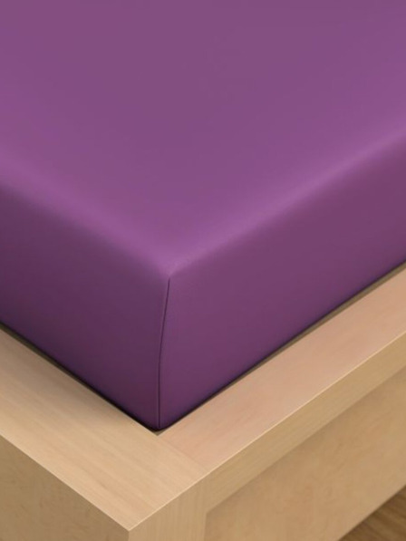 Kvalitex Bombažna rjuha 90x200cm vijolična Kvalitex