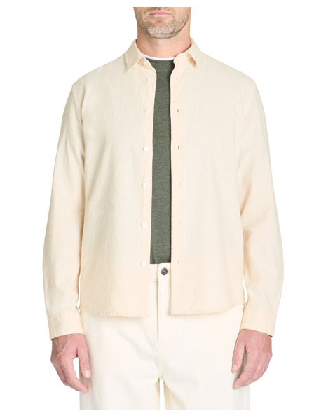 Celio Bež moška srajca Celio Lachambray