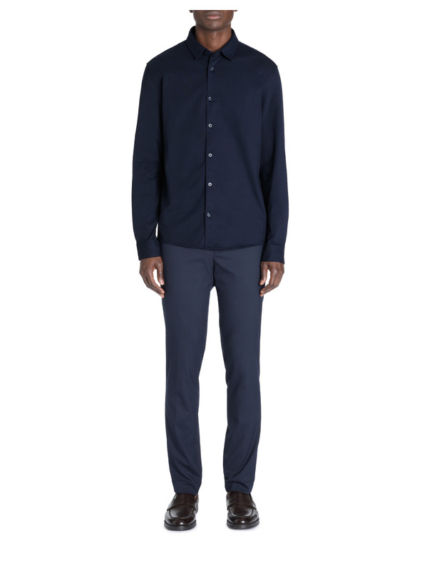 Celio Temno modra moška majica Celio Lajersey