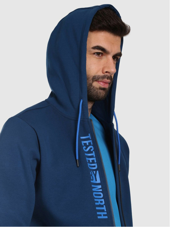 Kilpi Moška bombažna jopa s kapuco Kilpi AVILA-M temno modra