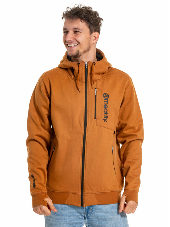 Meatfly Meatfly moška tehnična jopica Lightyear Brown Sugar | Rjava | Velikost