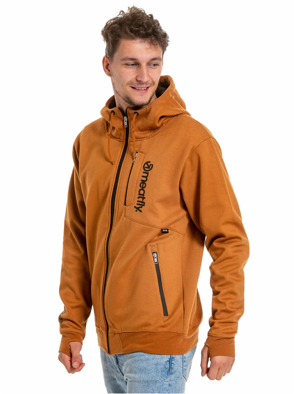 Meatfly Meatfly moška tehnična jopica Lightyear Brown Sugar | Rjava | Velikost