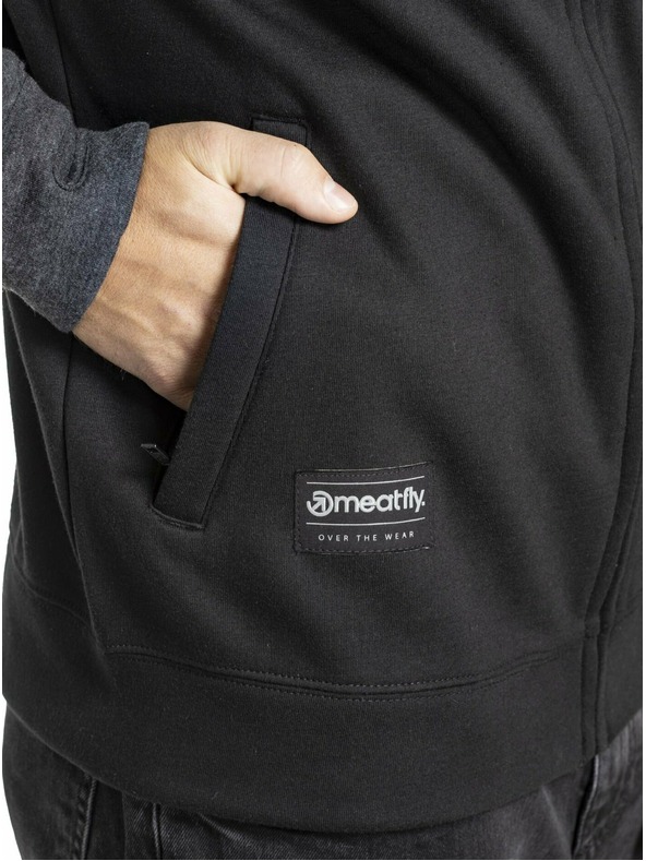 Meatfly Meatfly moška tehnična jopica Josh Heather Black | Črna | Velikost