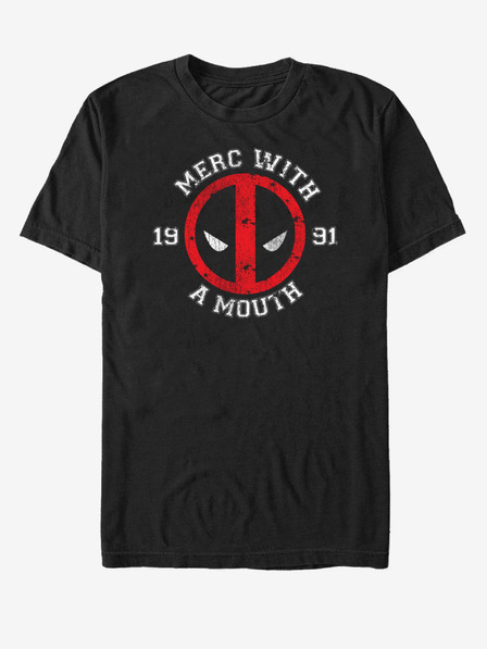 ZOOT.Fan Črna unisex majica Marvel Merc