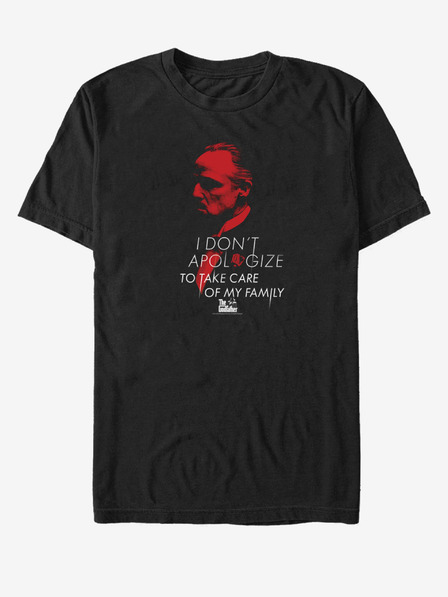 ZOOT.Fan Črna unisex majica Paramount I Don't Apologize Bold