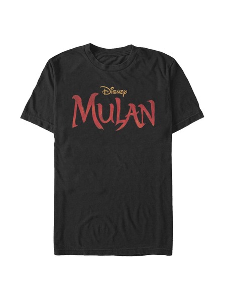 ZOOT.Fan Črna moška majica z logotipom Disney Mulan
