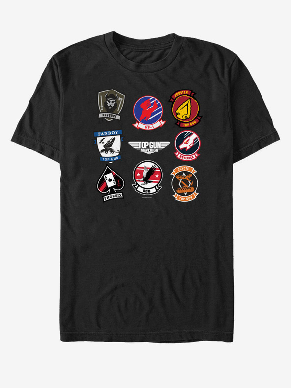 ZOOT.Fan Črna unisex majica Paramount Red Eagle