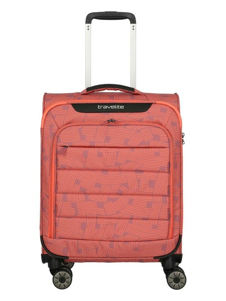 Travelite Potovalni kovček Travelite Skaii 4w S Print Peach