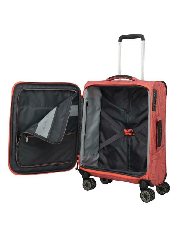 Travelite Potovalni kovček Travelite Skaii 4w S Print Peach