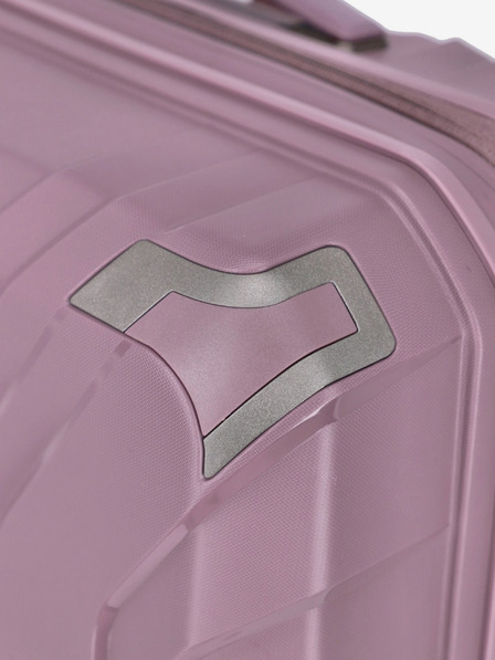 Travelite Rožnato ženski kovček Travelite Elvaa 4w M Rosé