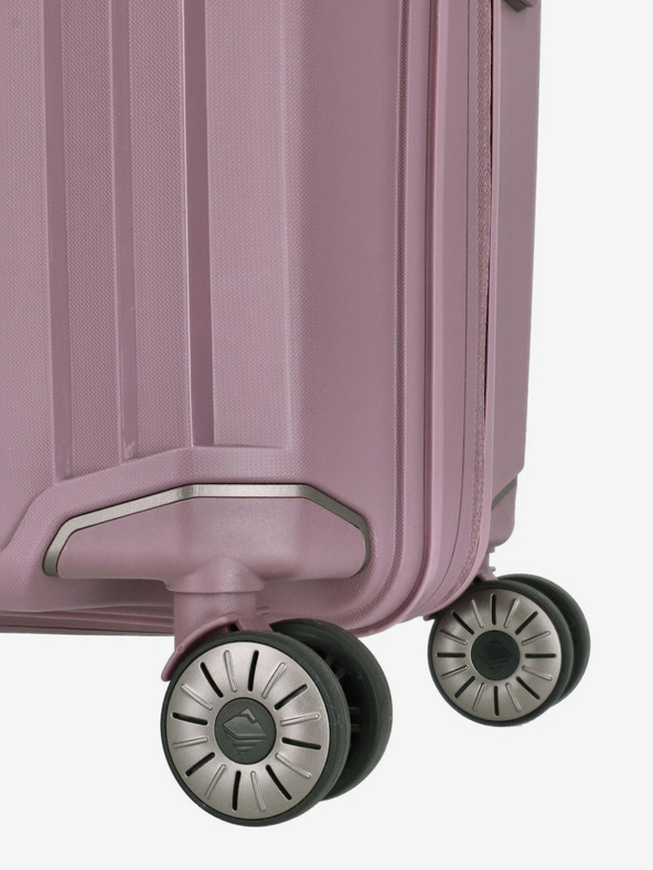 Travelite Rožnato ženski kovček Travelite Elvaa 4w M Rosé