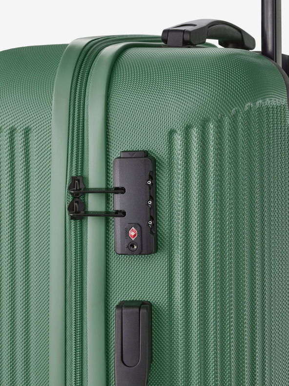 Travelite Komplet treh potovalnih kovčkov Travelite Bali S,M,L Green