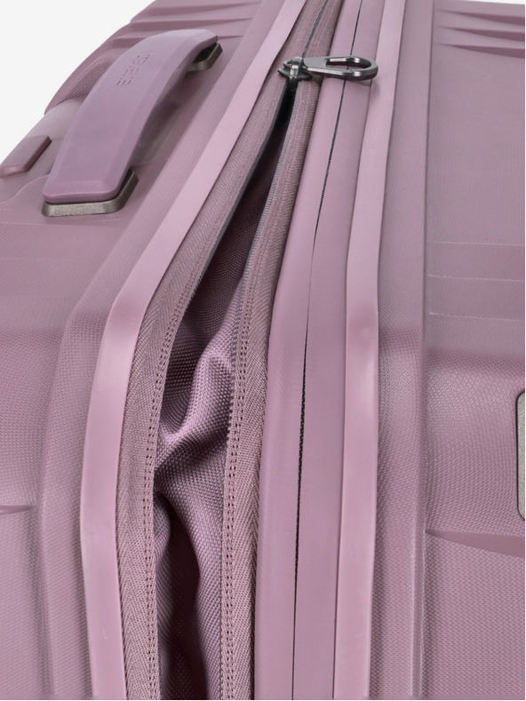 Travelite Komplet treh ženskih potovalnih kovčkov v roza barvi Travelite Elvaa 4w S,M,L Rosé