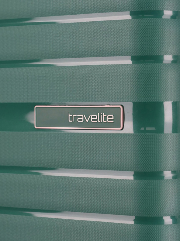 Travelite Travelite Trient M zeleni potovalni kovček