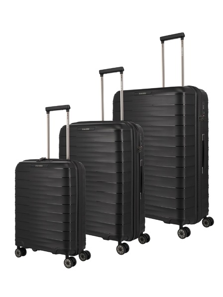 Travelite Komplet potovalnih kovčkov Travelite Mooby S,M,L Black