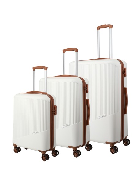 Travelite Komplet potovalnih kovčkov Travelite Bali S,M,L Bela/konjačna