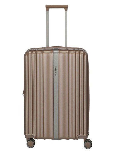 Travelite Potovalni kovček Travelite Paros 4w M Cappuccino