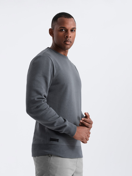 Ombre Clothing Moška bombažna jopa BASIC Ombre Clothing