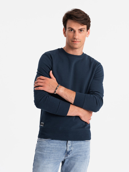 Ombre Clothing Moška bombažna jopa BASIC Ombre Clothing