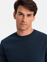 Ombre Clothing Moška bombažna jopa BASIC Ombre Clothing