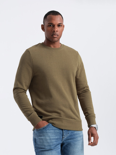 Ombre Clothing Moška bombažna jopa BASIC Ombre Clothing