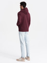 Ombre Clothing Moška bombažna jopa BASIC z zadrgo Ombre Clothing