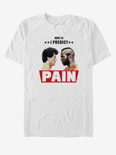 ZOOT.Fan Bela unisex majica ZOOT.Fan Rocky I Predict Pain