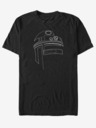 ZOOT.Fan Črna unisex majica ZOOT.Fan Star Wars Simple R2D2