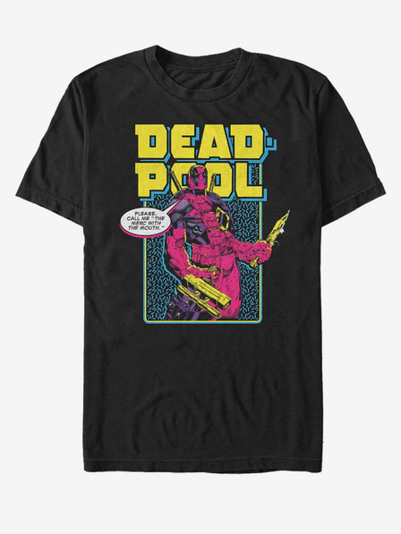 ZOOT.Fan Črna unisex majica Marvel s spremenjenim imenom