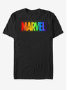 ZOOT.Fan Črna moška majica Marvel Rainbow T-Shirt Marvel