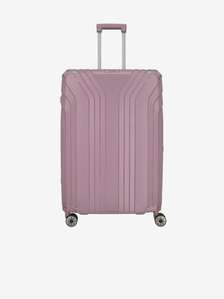Travelite Rožnata ženska potovalka Elvaa 4w L Rosé Kovček