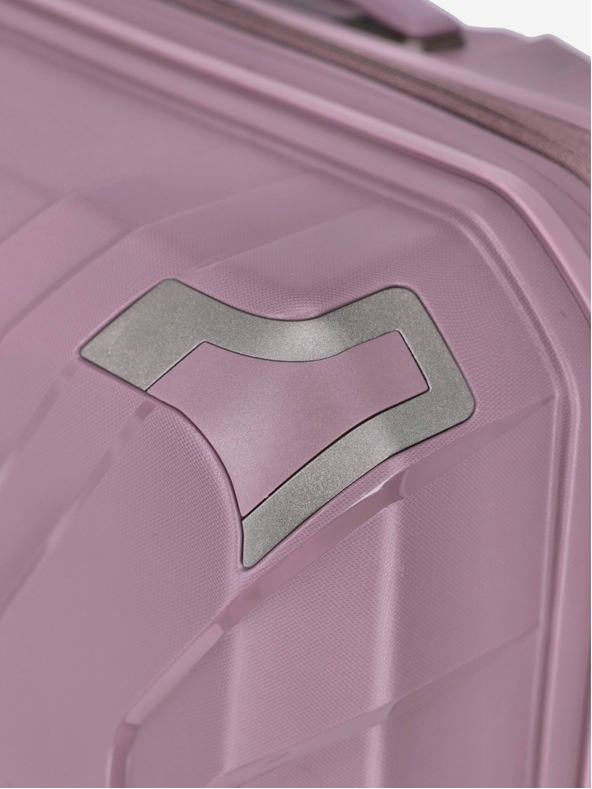 Travelite Rožnata ženska potovalka Elvaa 4w L Rosé Kovček