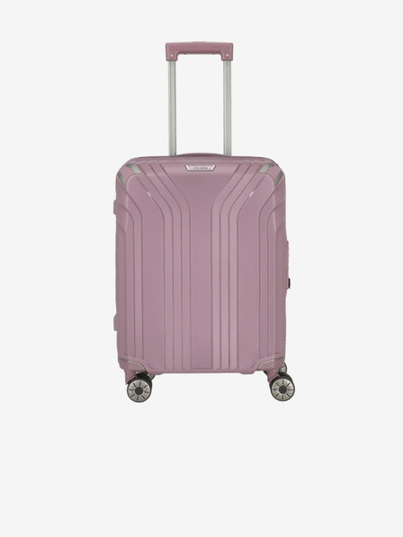 Travelite Rožnato obarvan ženski kovček Travelite Elvaa 4w S Rosé