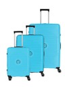 Travelite Set potovalnih kovčkov Travelite Orbita S,M,L Turquoise