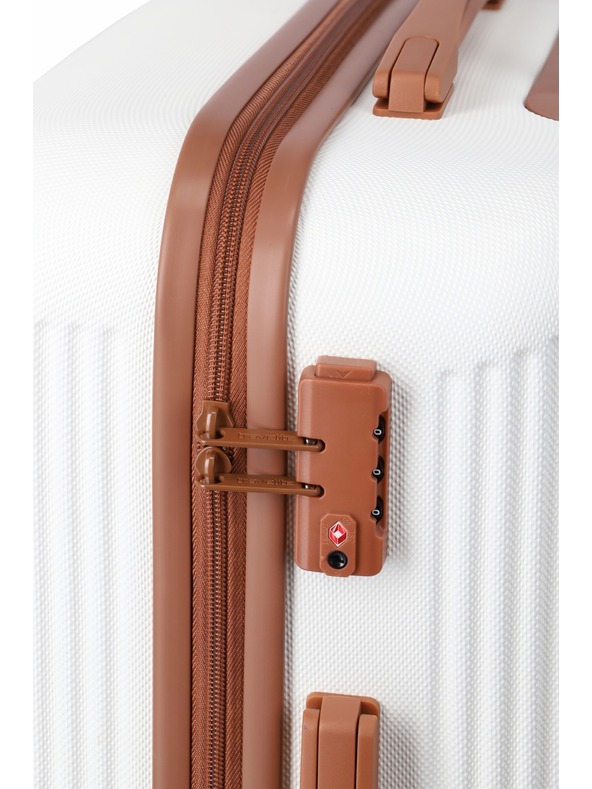 Travelite Travelite Bali M bela/kognjetina