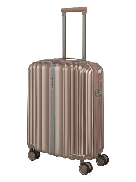 Travelite Potovalni kovček Travelite Paros 4w S Cappuccino