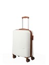 Travelite Travelite Bali S White/Cognac Potovalna torba