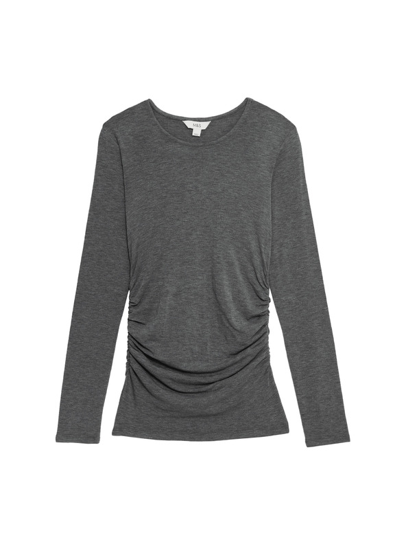 Marks & Spencer Zgornji del z izrezom Marks & Spencer siv