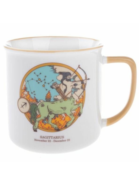 Casa de Engel Porcelanast lonček, Zodiak - Strelec, 460 ml, 6/36