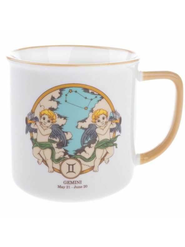 Casa de Engel Porcelanski skodelica, Zodiak - Dvojčka, 460ml, 6/36
