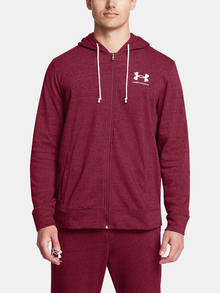 Under Armour Moški pulover  Under Armour UA Rival Terry LC FZ-RED