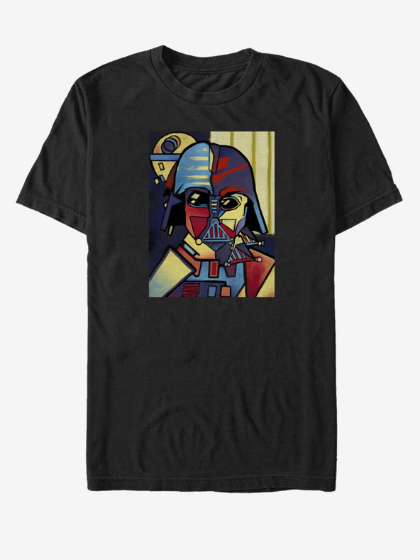 ZOOT.Fan Črna unisex majica Star Wars Picasso Vader