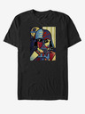 ZOOT.Fan Črna unisex majica Star Wars Picasso Vader