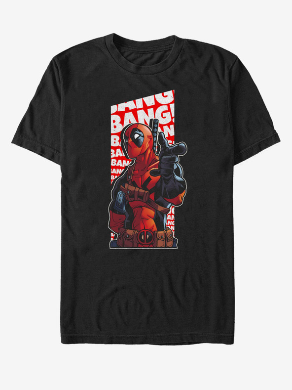 ZOOT.Fan Črna unisex majica Marvel Bang Bang Bang