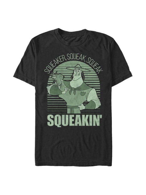 ZOOT.Fan Črna moška majica Disney Squeakin