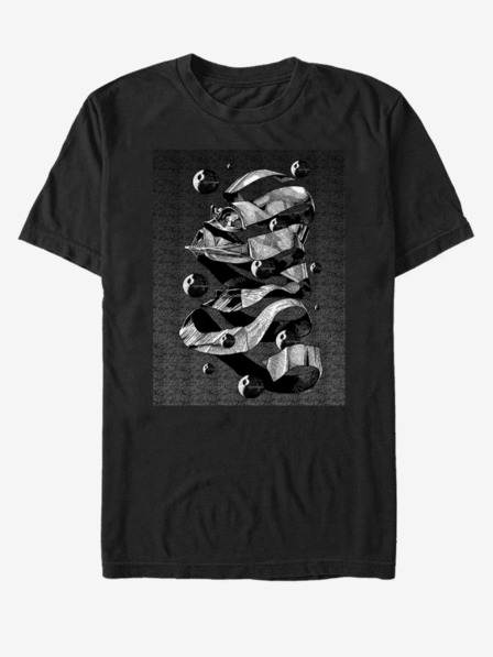 ZOOT.Fan Črna unisex majica ZOOT.Fan Star Wars MC Vader Head